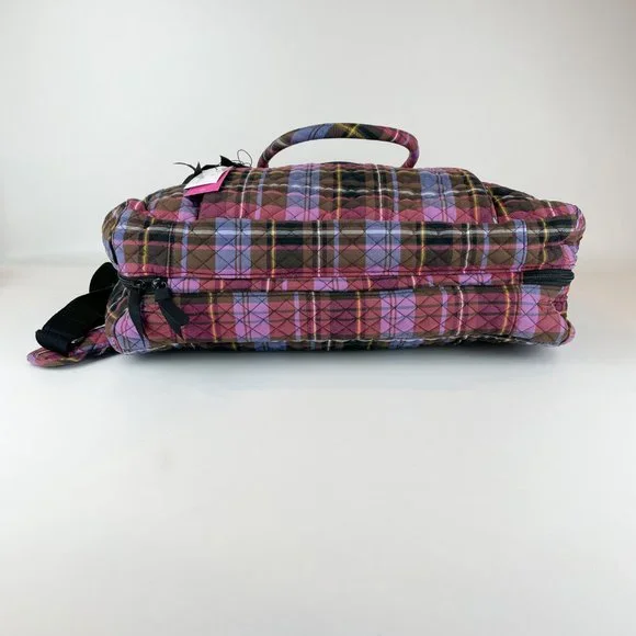 Vera Bradley Lay Flat Weekender Cozy Plaid - Picture 5 of 12